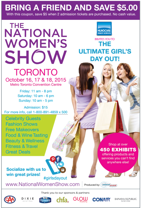 Women's Show Coupon $5